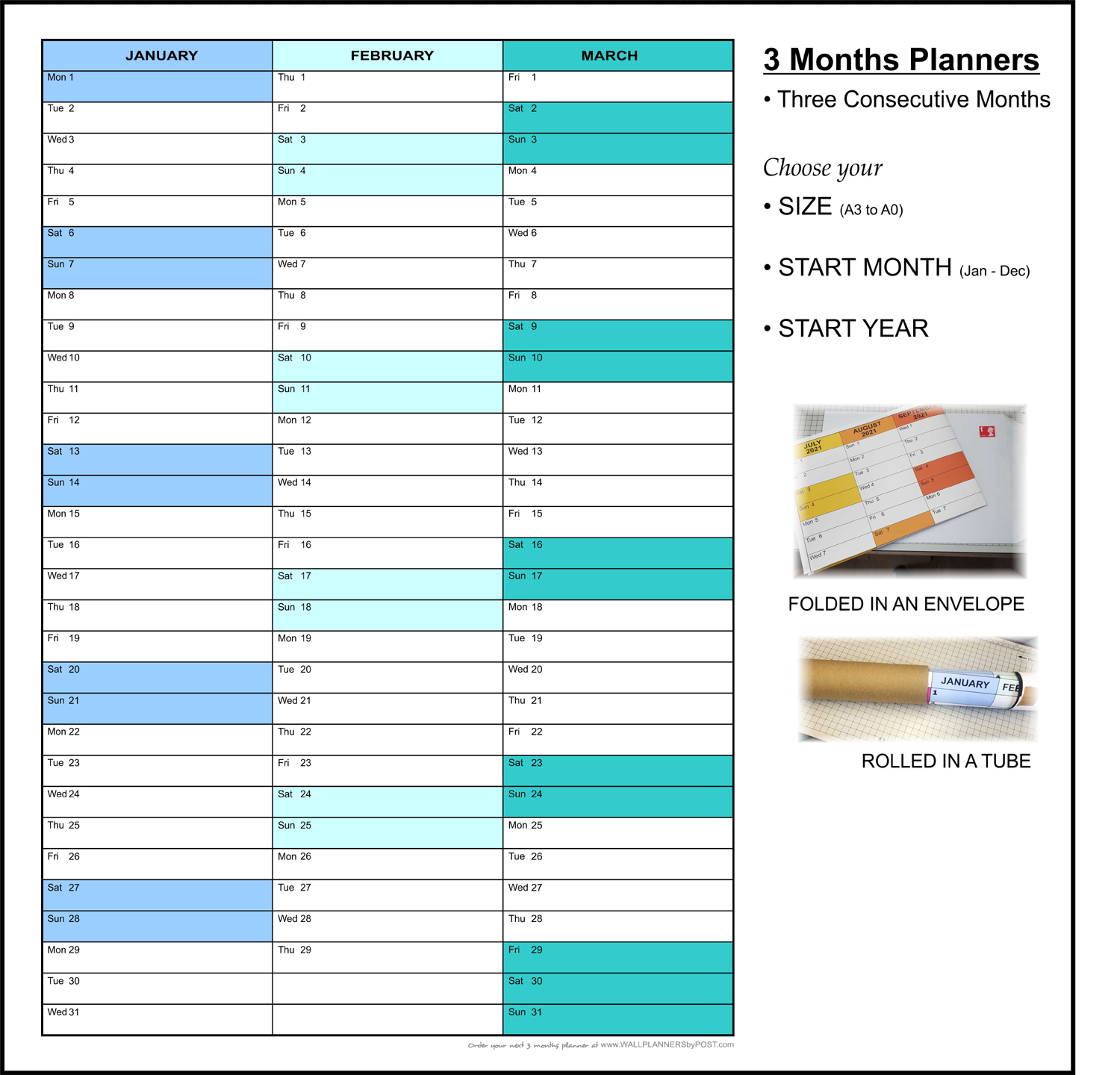 Part Year Planners (3/4/6 consecutive months) - Image 3