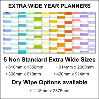 Extra Wide Planners