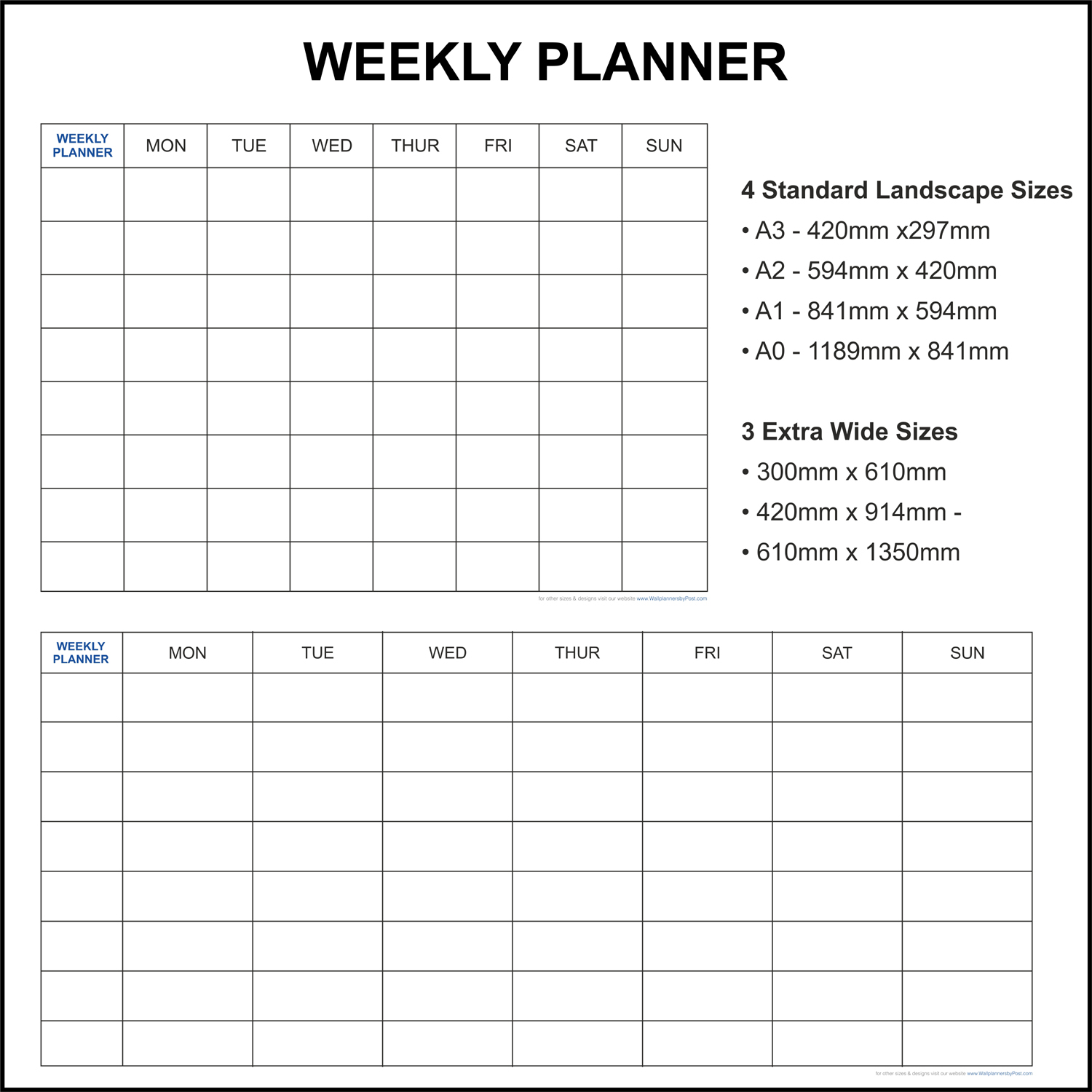 Undated Wall Planners - Image 4