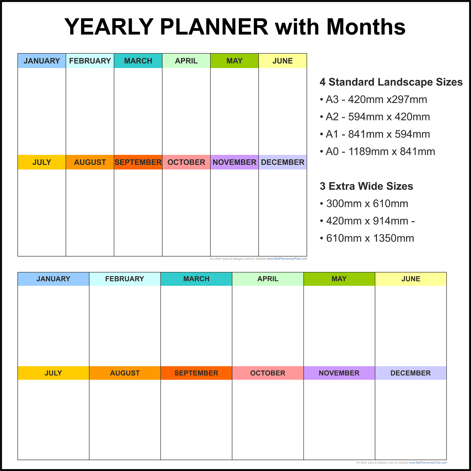 Undated Wall Planners - Image 2