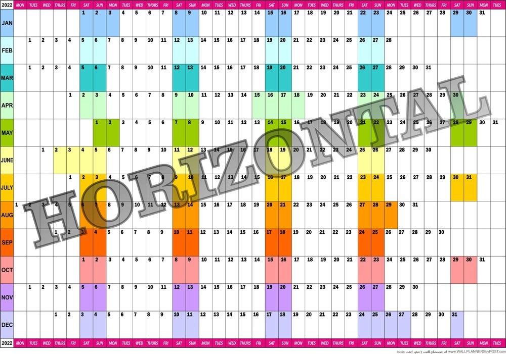 Year Planners (12 consecutive months) - Image 2