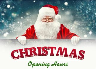 Christmas Opening Hours Posters